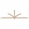 Ekena Millwork Redmond Smooth Timber Gable Bracket, Douglas Fir, 108"W x 31 1/2"H x 3 1/2"D x 3 1/2"F, 7/12 Pitch GBW108X31X0404RED00SDF - alternate 1